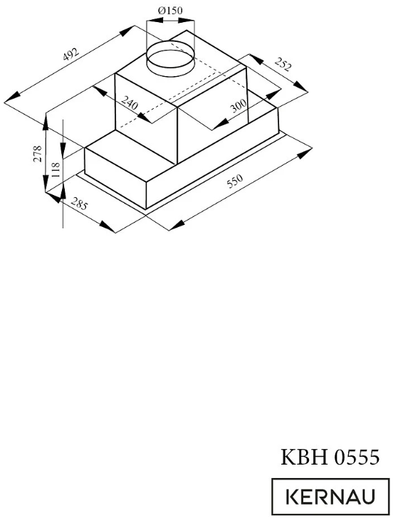 KBH 0555 B BLDC Glass